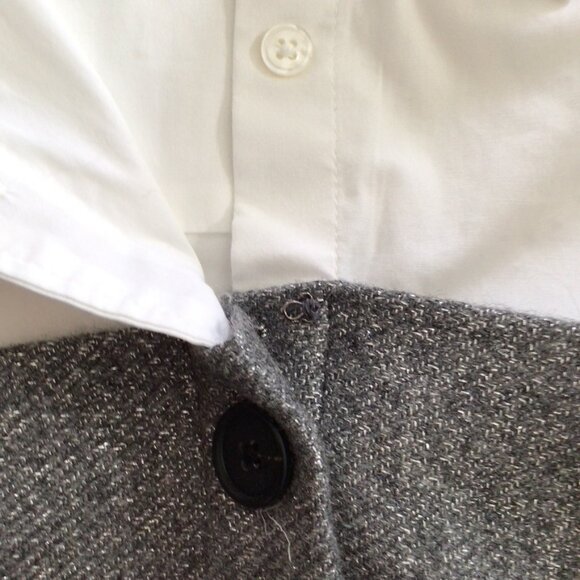 Veronica Beard Button Down with Corset Accent Sz 2 - Picture 4 of 11